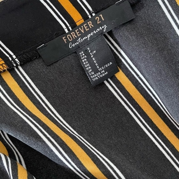 Forever 21 Striped Wrap Top - Picture 7 of 8